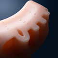 Close-up of KANEEA honeycomb silicone bunion pad texture - soft gel cushion for bunion relief