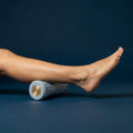 Calf massage with KANEEA Relief Ball - leg recovery after long shift