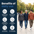 KANEEA insoles benefits of daily use: finish 12-hour 
shift with zero foot pain, arch pain relief, podiatrist 
recommended, 12 months durability